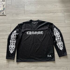 Chrome Hearts Black Long Sleeve Jersey